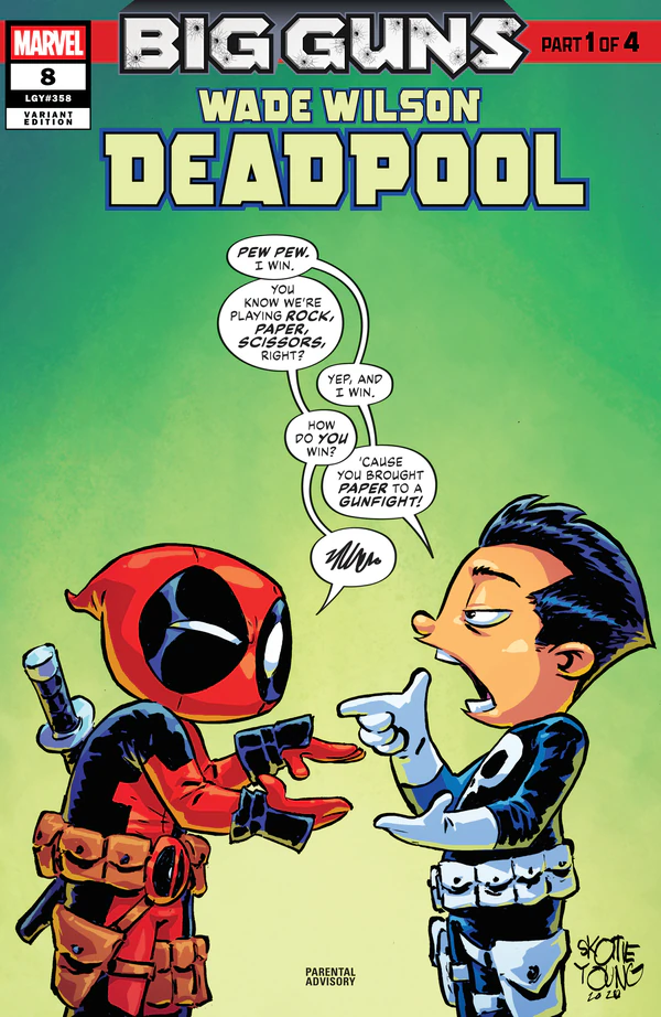 Wade Wilson: Deadpool: Skottie Young Variant #8 - Cover 7